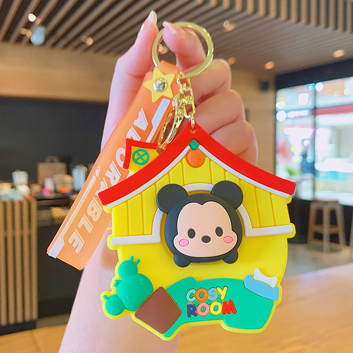 Llavero de monedas de monedas de silicona de dibujos animados al por mayor JDC-KC-KUM017