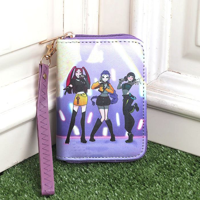 Wholesale K-Pop Cartoon Kids'  and Girls'  Handheld Coin Purse