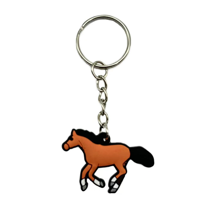 Wholesale Cartoon pony keychain pendant DIY backpack key accessories luggage accessories pendant