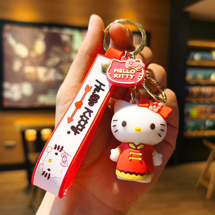 Wholesale Cartoon Doll Silicone Keychain JDC-KC-Tingm248