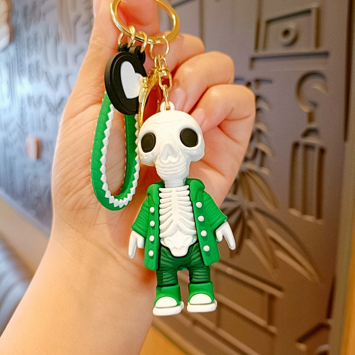 Wholesale Cartoon Doll Silicone Keychain JDC-KC-MingT261