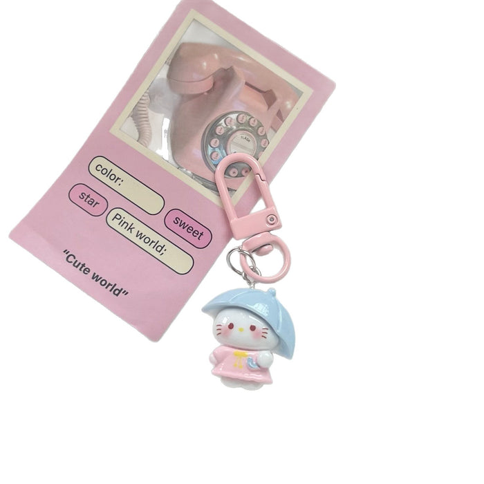 Wholesale Cute Cat Keychain Cartoon Sweet Pendant