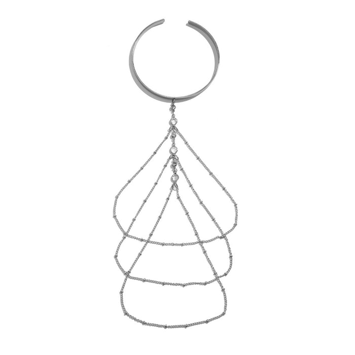 Wholesale Simple tassel chain arm bracelet, fashionable and sexy multi-layer tassel bracelet with inlaid arm chain