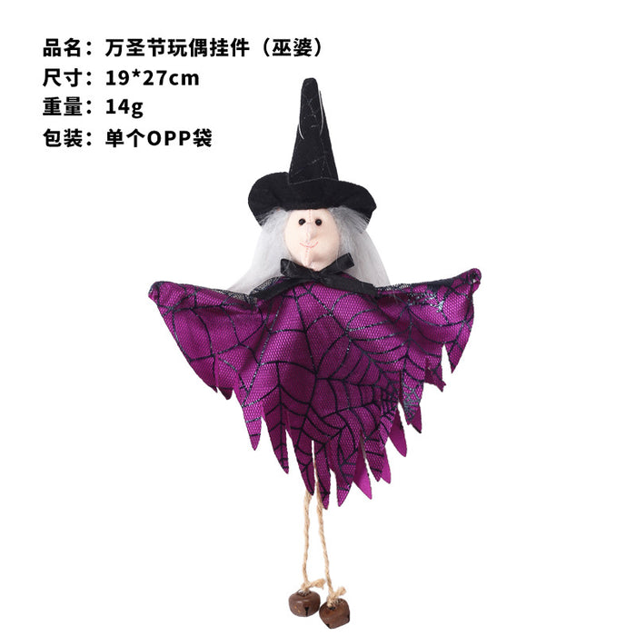 Wholesale  Decorations Ghost Festival Pumpkin Ghost Witch Doll Party Doll Pendant