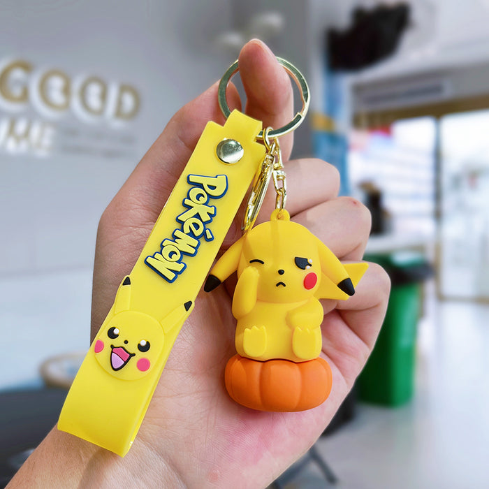 Wholesale Silicone Cartoon Doll Keychain JDC-KC-NLu003