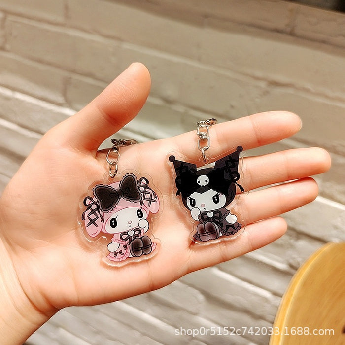 Wholesale Acrylic Keychain Cartoon Cute  Accessories Pendant Small Gift