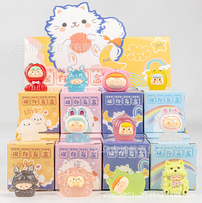 Wholesale 12 PCS Cute figurine blind box kids'  fidgets toy