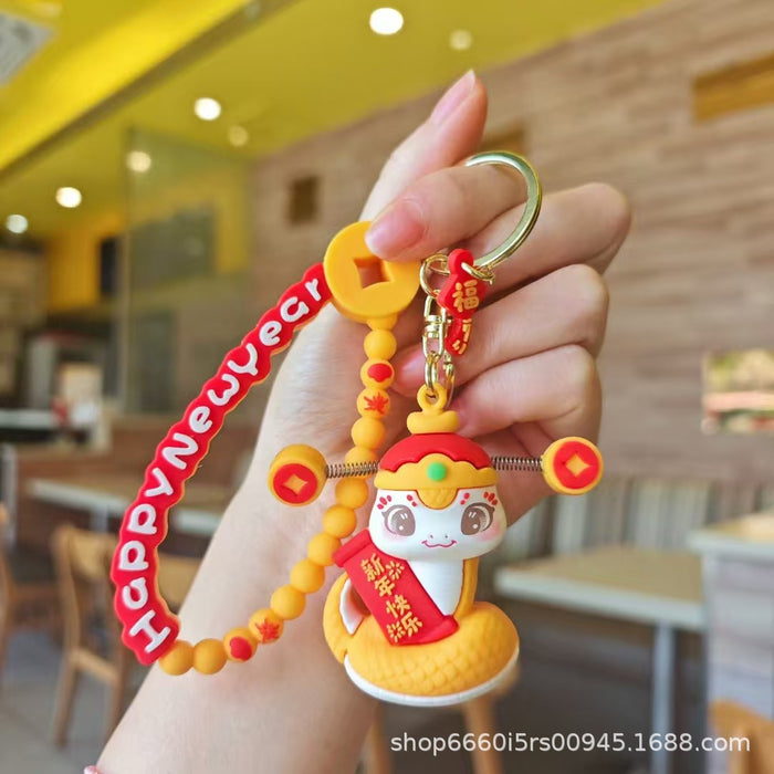 Wholesale  Snake Keychain Cartoon Cute Small Pendant