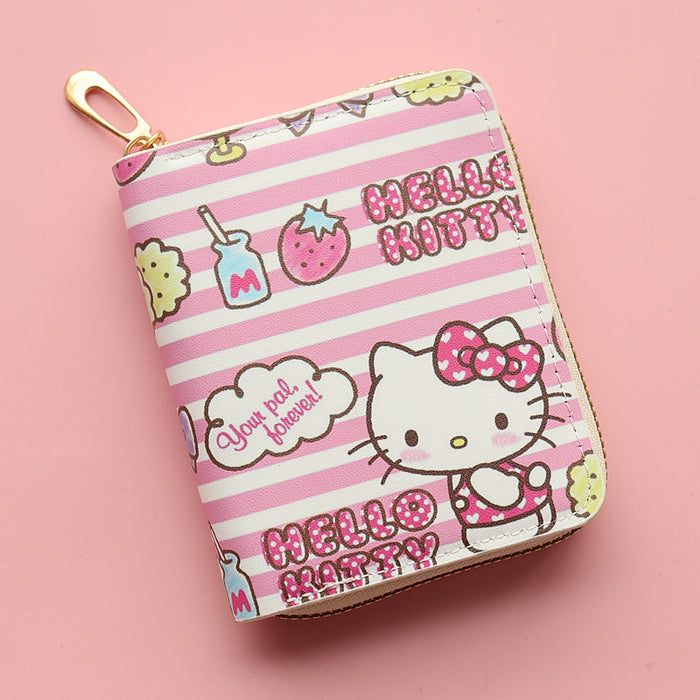 Wholesale PU Cute Cartoon Mini Kitty Wallet JDC-WT- Jumei001