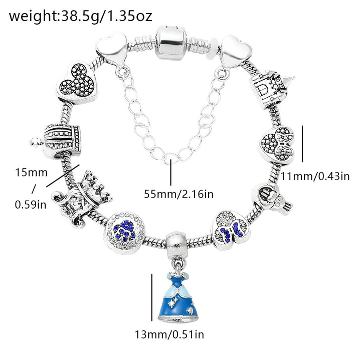 Wholesale Film and Television peripheral Animation Original God series  bad rabbit pan family bracelet diy beads loose beads jewelry