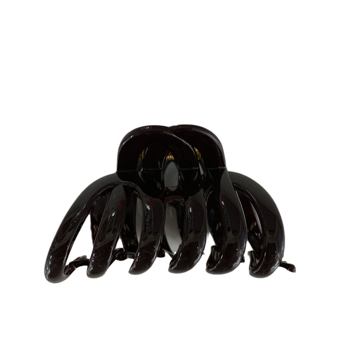 Wholesale brown White Geometric Hairpin Grab Clip Shark Clip