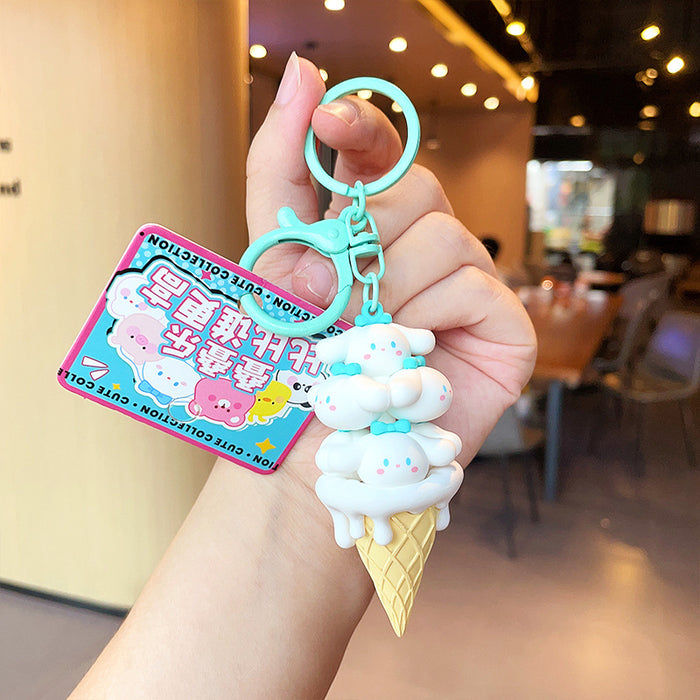 Wholesale Cartoon Cute Pvc Keychain JDC-KC-LeZi002