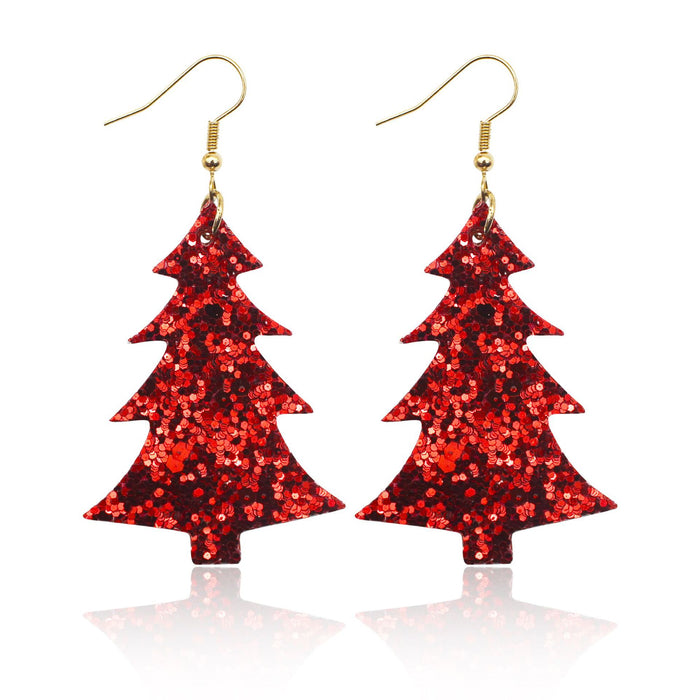 Wholesale Christmas Sequin Particles Glitter Glitter Christmas Tree Shape Festival