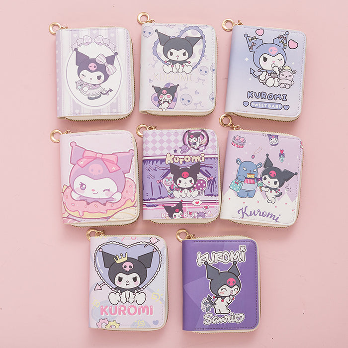 Wholesale Cartoon Anime Cute Short Zipper Wallet JDC-WT-QT014