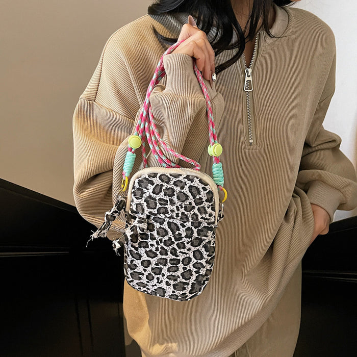 Wholesale Leopard Print Bag  Retro PrintedShoulder Bag
