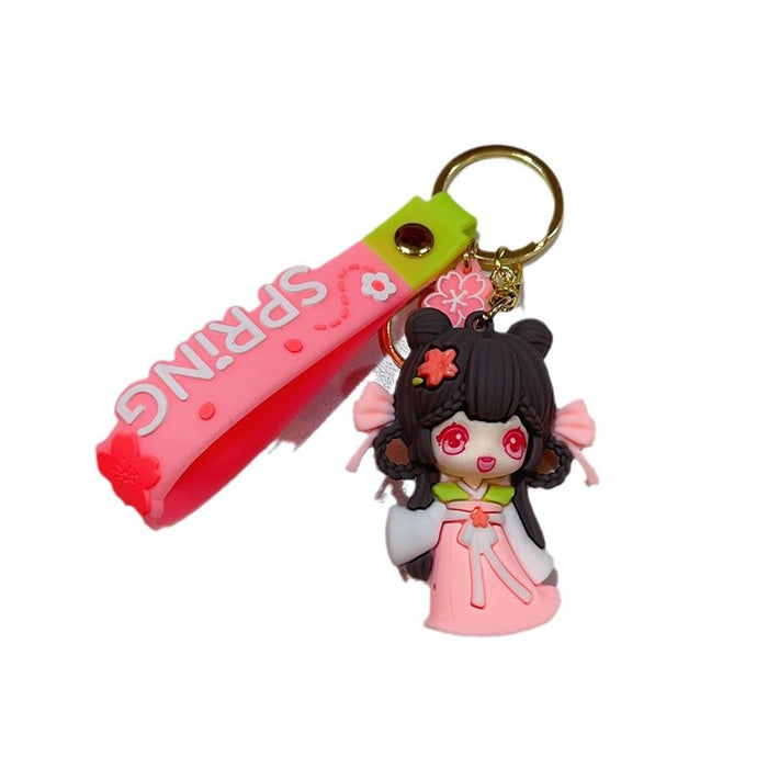 Wholesale Kasuga Hanfu Girl Cartoon Cute Keychain JDC-KC-YueW012