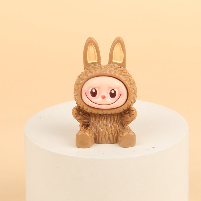 Wholesale Cute Resin Particle Solid Color Keychain Pendant