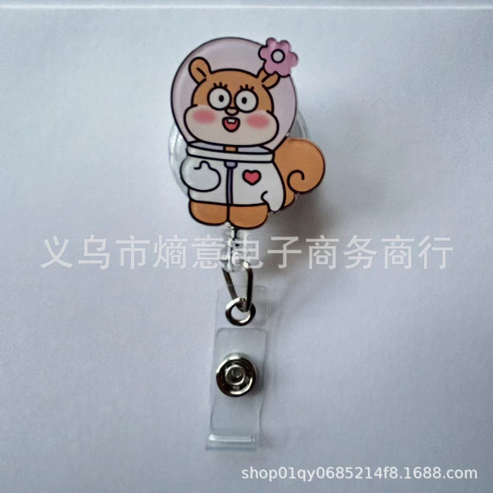 Wholesale Cute Cartoon Retractable Buckle Work ID Badge Reels