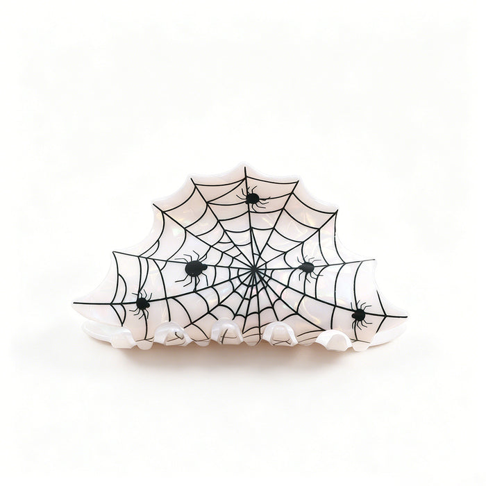 Wholesale Stylish  Shark Claw Hair Clips Ghost Pumpkin Black Cat Print Women Hair Accessory