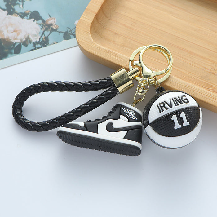 Wholesale  key chain pendant basketball shoes car key chain bag ornaments