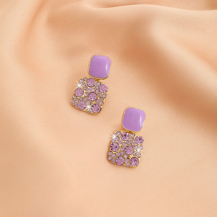 Wholesale New earrings with high-end temperament, caring and niche design, silver needles exaggerated