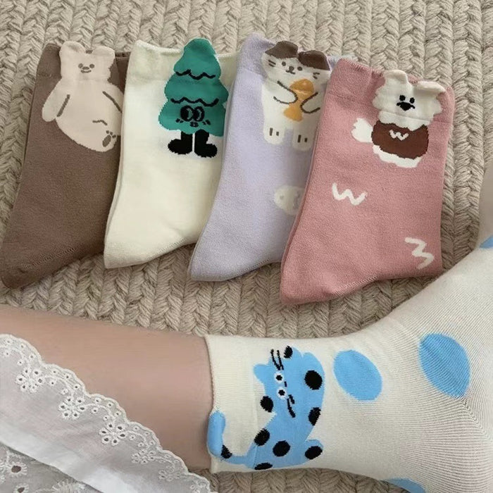 Wholesale Socks, mid length socks, pure cotton stockings