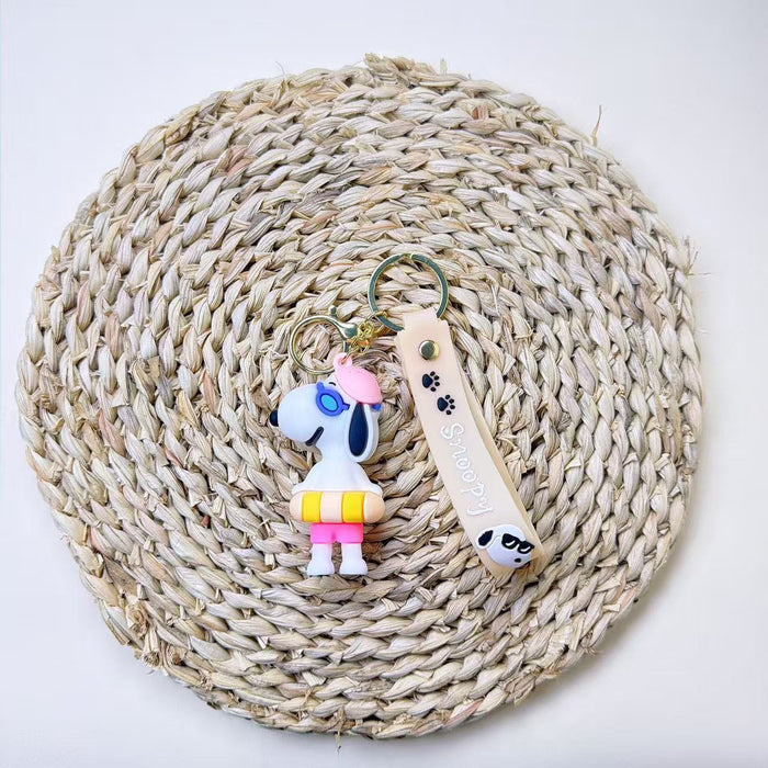 Wholesale Cartoon PVC Car Keychain Charm Cute Bag Accessory Gift Boutique Resale