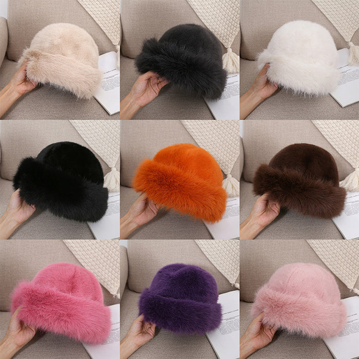 Wholesale Autumn and Winter Plush Warm Wool Hat JDC-FH-HongHong012