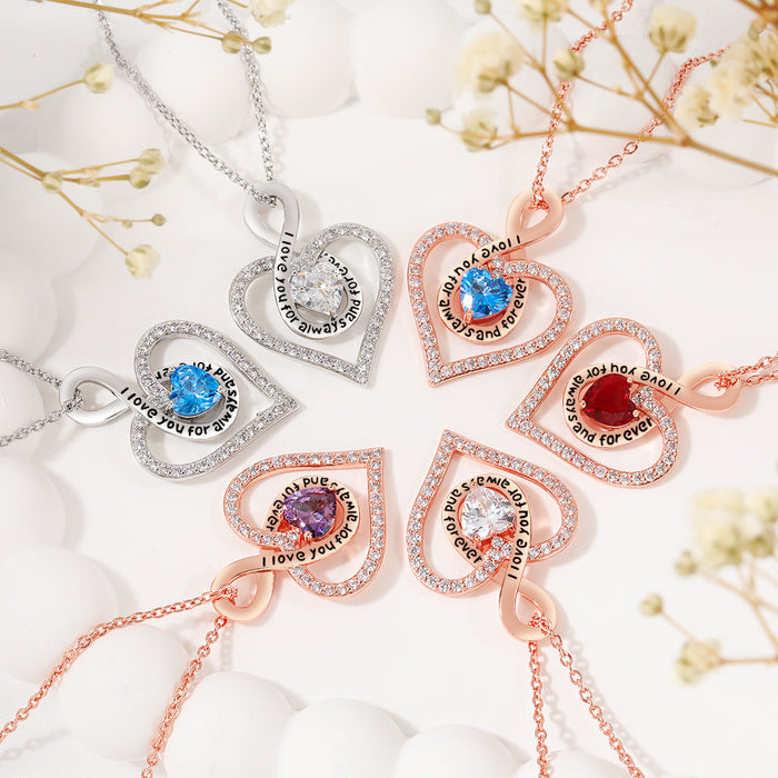 Wholesale Pendant Necklace Black Twelve Star Stone Love Necklace