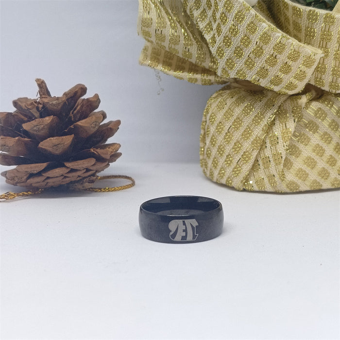 Wholesale American Super Rugby Team Stainless Steel Arc Ring T