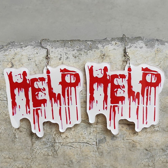 Wholesale  themed earrings,  acrylic printed products,