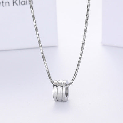 Wholesale Snake Bone Chain Titanium Steel Necklace JDC-NE-JuXing005