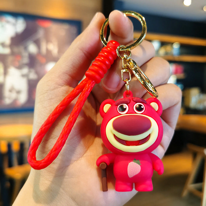 Wholesale PVC Cartoon Three-dimensional Keychain JDC-KC-TingM313