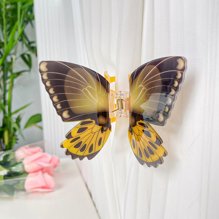 Wholesale Handmade Acrylic Butterfly Hair Clip Fashion Accessory