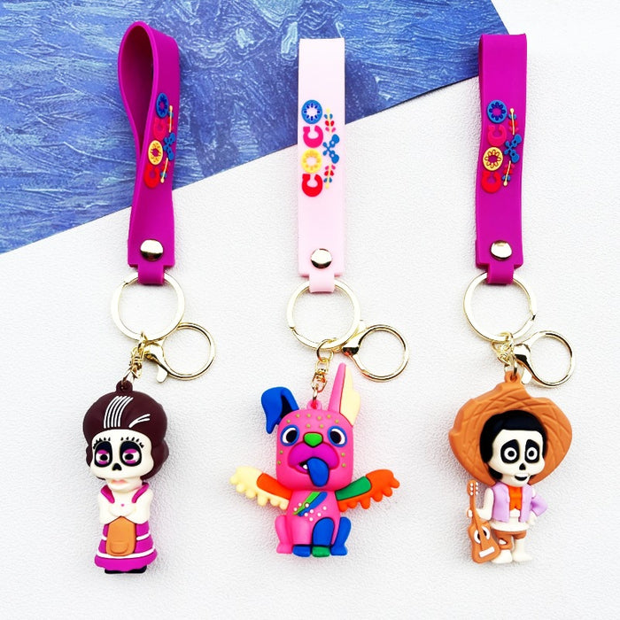 Wholesale PVC Cartoon Doll Keychain JDC-KC-WuYi183