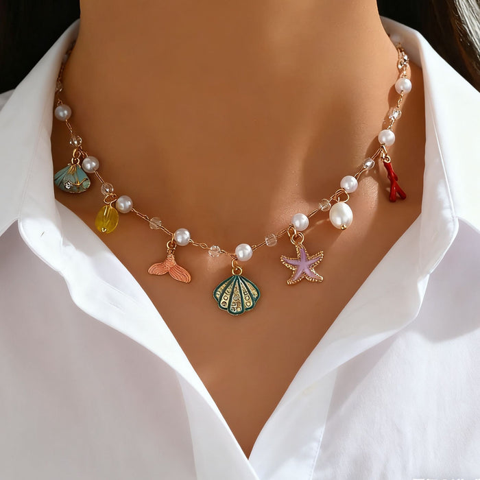 Wholesale Multi-Layer Sun Pendant Necklace Gold Alloy Trendy Fashion Accessory