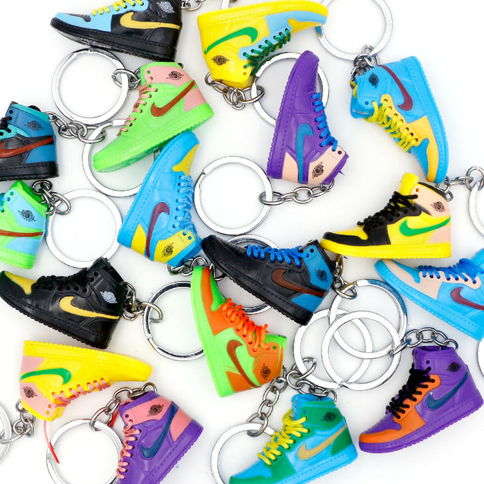 Wholesale PVC Shoe Model Keychain JDC-KC-QLPing005