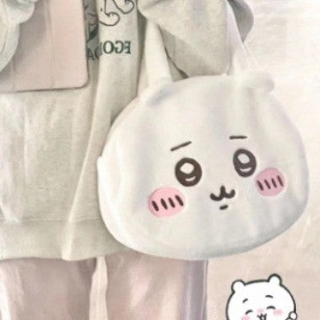 Wholesale Cute cartoon embroidered plush bag, single shoulder crossbody bag, transparent backpack wholesale