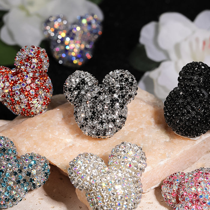 Wholesale 5pcs Colorful Rhinestone Acrylic Beads (F) JDC-BDS-BoLG001