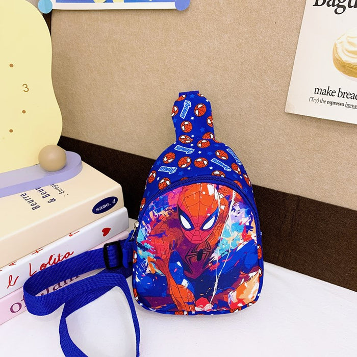 Wholesale Children's Backpacks Spider Man Children's Bags Cartoon Boys' Crossbody Chest Bags JDC-SD-TMS002