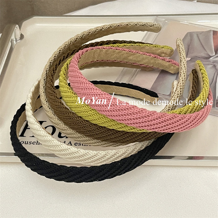 Wholesale Wool twill female temperament headband hair grottoes headdress hairpin