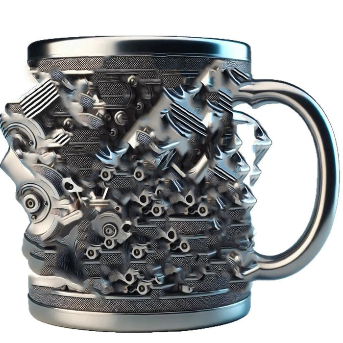 Wholesale Engine V8 cup engine creative mug resin process design cup three-dimensional cup