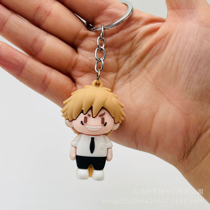 Wholesale Cartoon Creative Anime PVC Soft Keychain JDC-KC-XiangY068