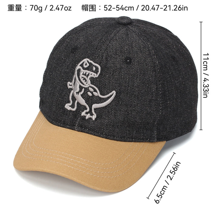 Wholesale Trendy Kids Dinosaur Embroidery Baseball Cap Sun Hat for Outdoor Casual