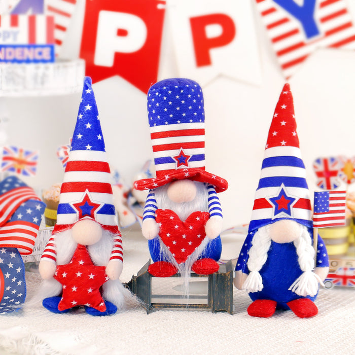 Wholesale Dwarf pointed hat figurine decoration for faceless elderly doll window display