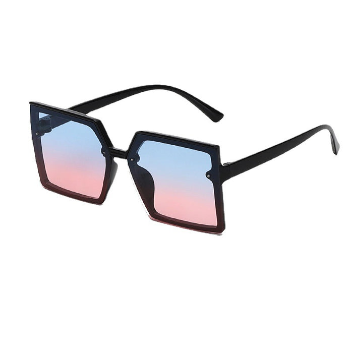 Wholesale Large Square Frame Children's Anti-UV PC Sunglasses JDC-SG-ZS007