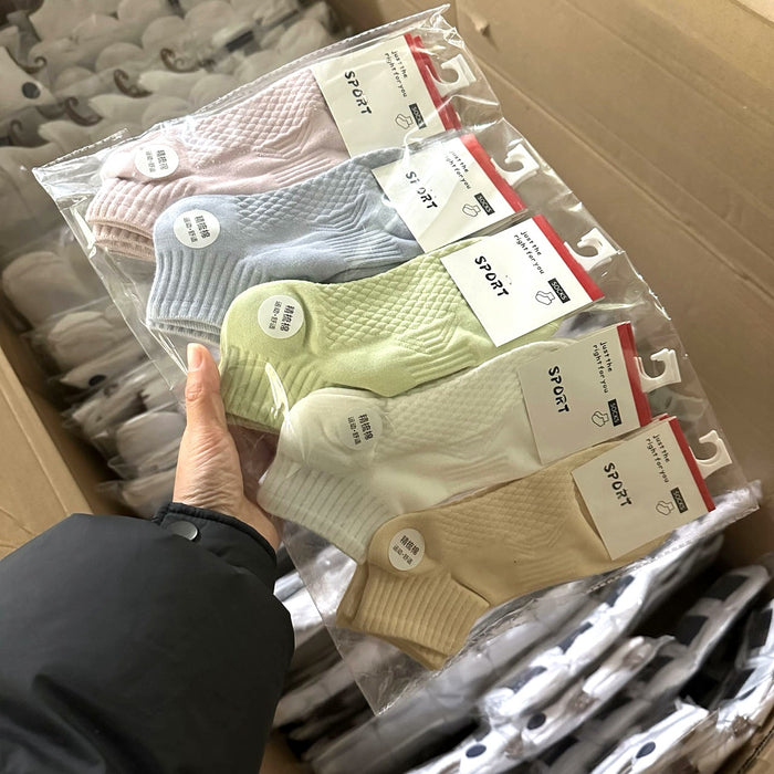 Wholesale Sports Socks Thin Short Socks Cotton Socks Breathable Short Socks Men's Socks