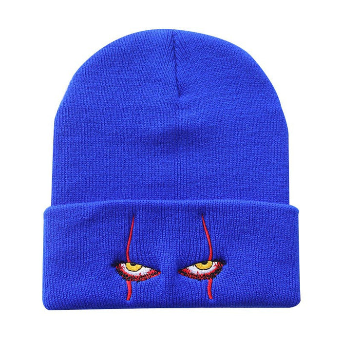 Wholesale Eye Embroidery Knitted Beanie JDC-FH-Shengn014