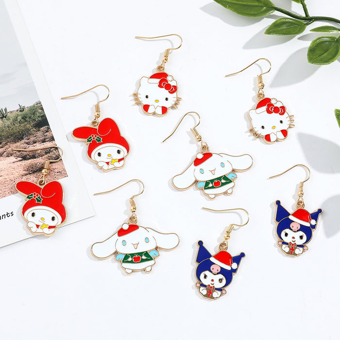 Wholesale  cartoon cute earrings  Christmas earrings