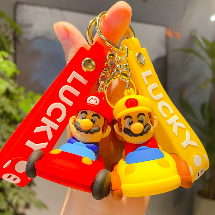 Wholesale PVC Cartoon Cute Car Keychain JDC-KC-ManM122